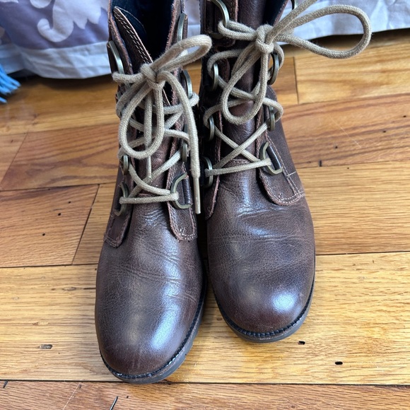 Sorel Addington Lace Up Heel Boots - Picture 12 of 12